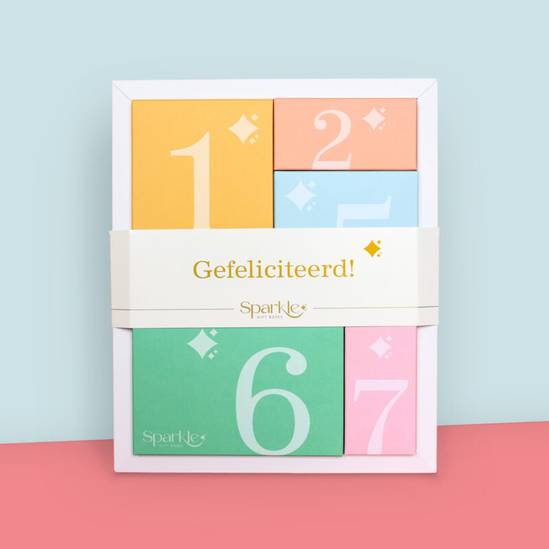 Sparkle Gift Box – Vrouw - Gefeliciteerd