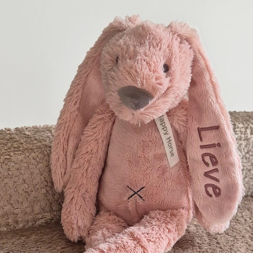 Gepersonaliseerd Happy Horse knuffelkonijn Richie van 38 cm